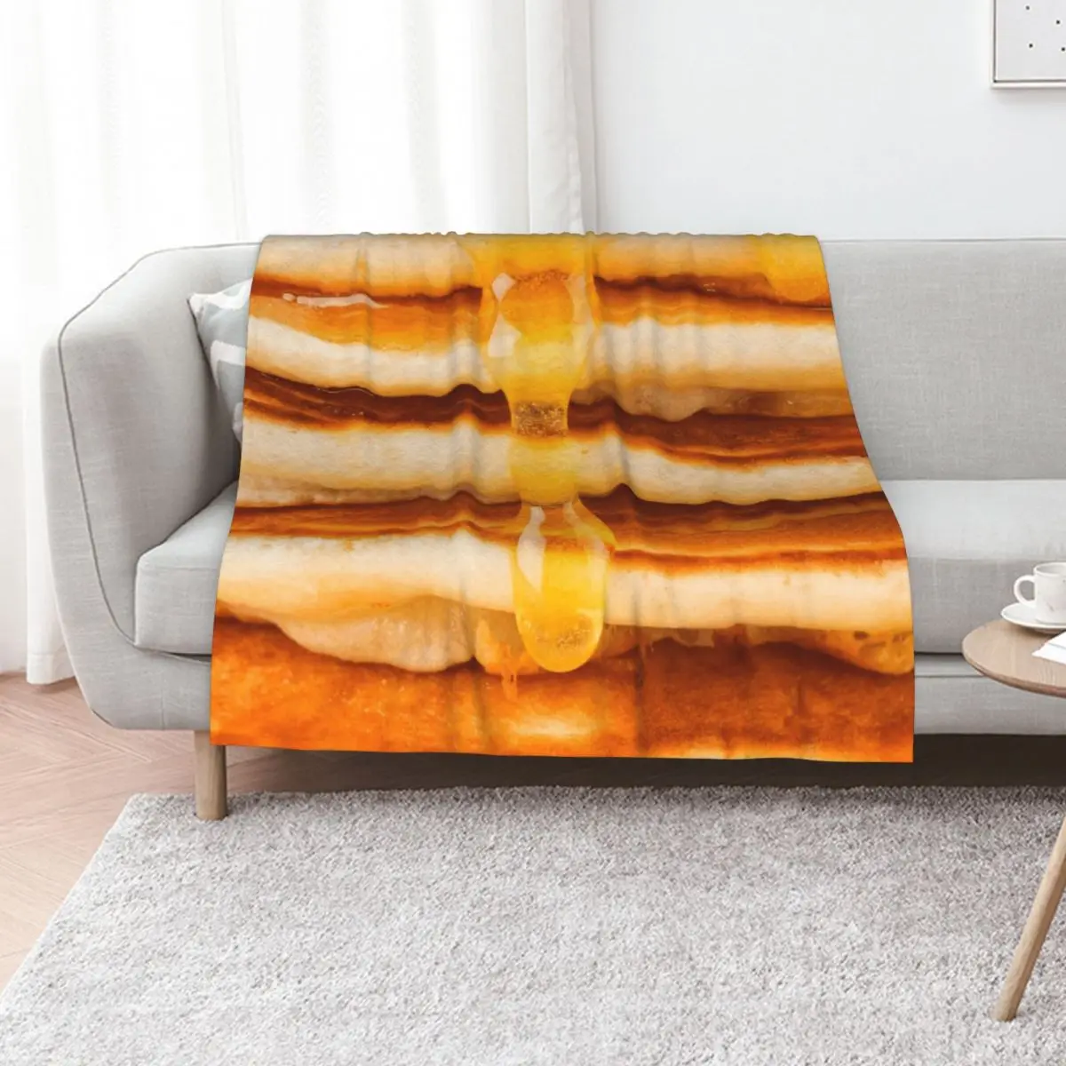 Pancakes Throw Blanket Ultra Plush Cozy Blanket for Napping Sleeping