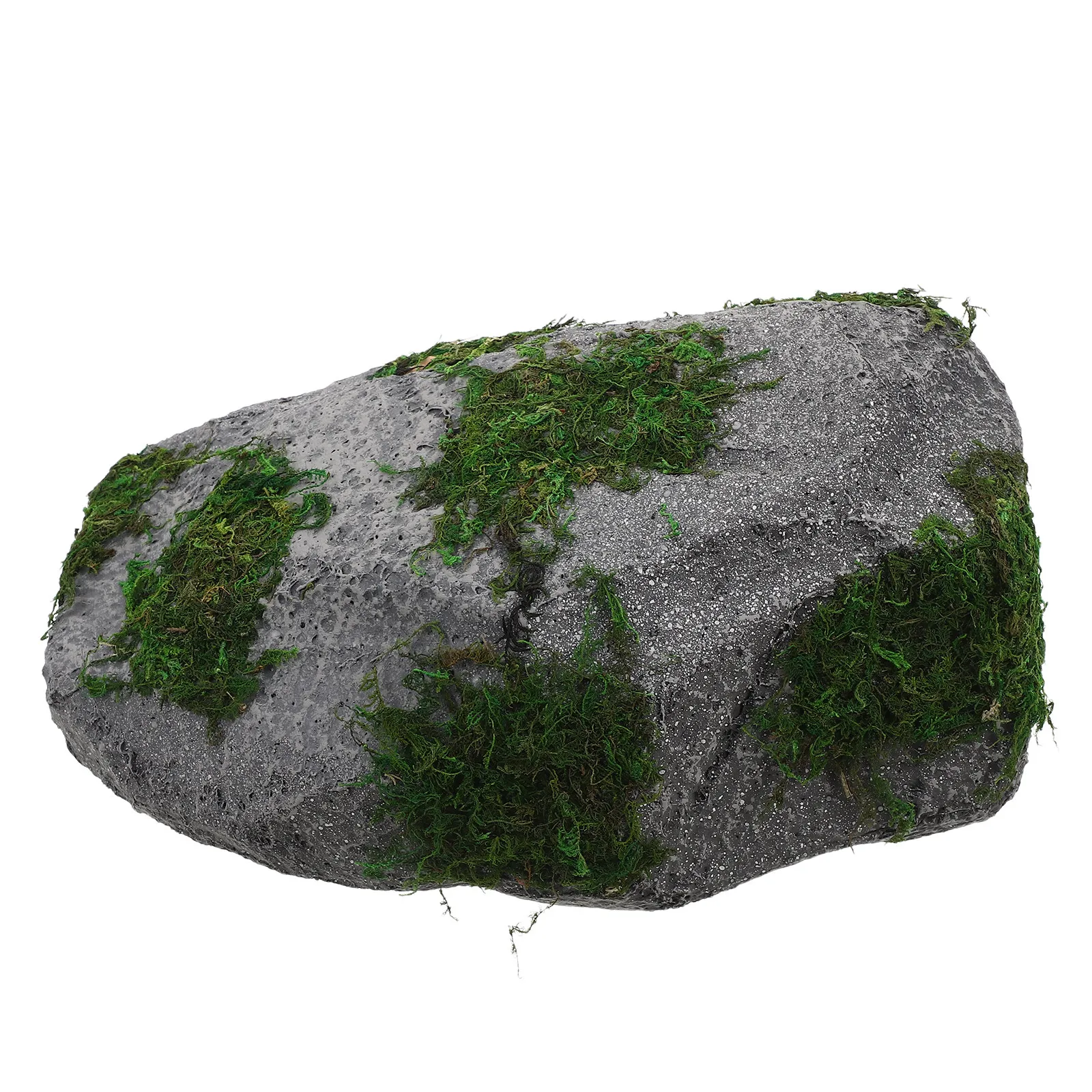 Artificial Foam Landscape Rock Realistic Moss Effect Fake Stone Aquarium Ornament Reptile Hideout Hideaway Decor for Terrarium
