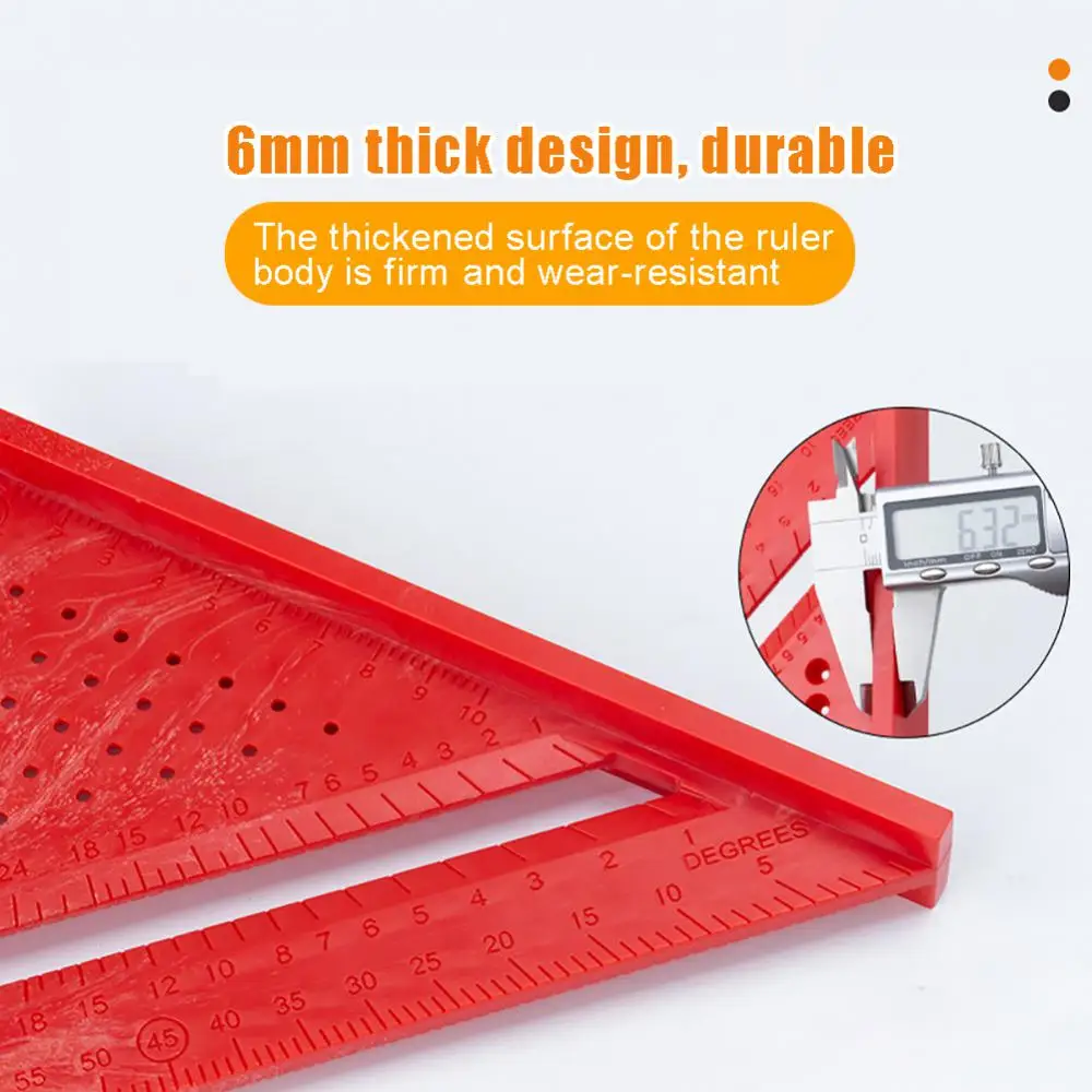 Woodworking Triangle Ruler Opp Bag Specification Matching Healthy Safe Details Determine Durable Household Accessories 50g Abs