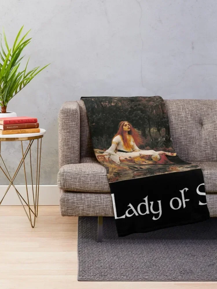 The Lady of Shalott (Waterhouse) Throw Blanket Decorative Sofas for babies Blankets