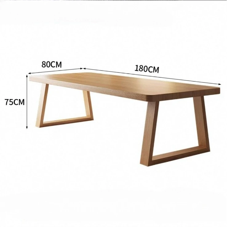 Modern large office desk and chair desk living room home sofa multi-person study table solid wood tea table dining table calligr