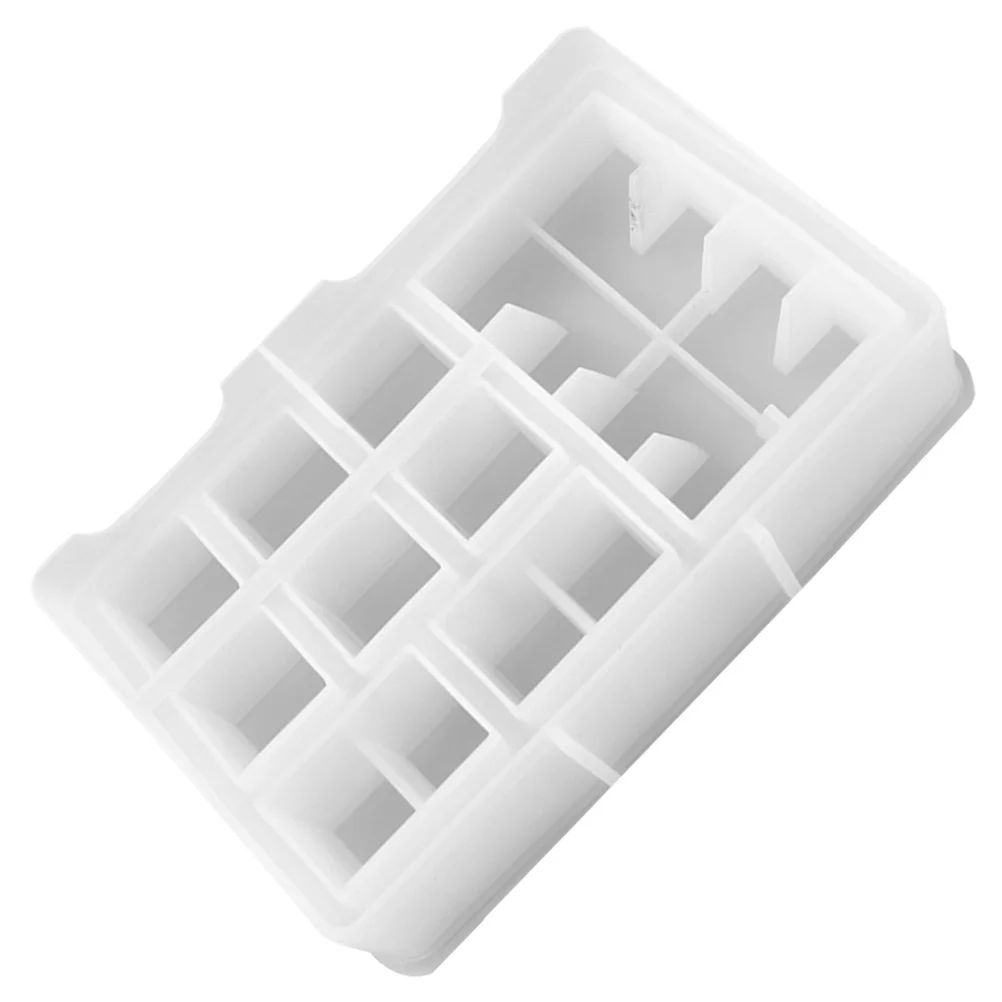 

Silicone DIY Mold for Lipstick Storage Box Craft Making Tool High Transparency Tear Resistant for Epoxy Resin Jewelry