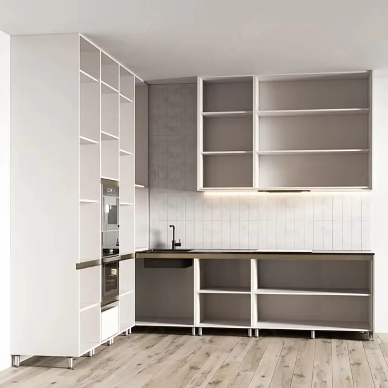 Manufacturers Small Kitchen Modular Kitchen Cabinets with Sink Vintage Kitchen Cabinet