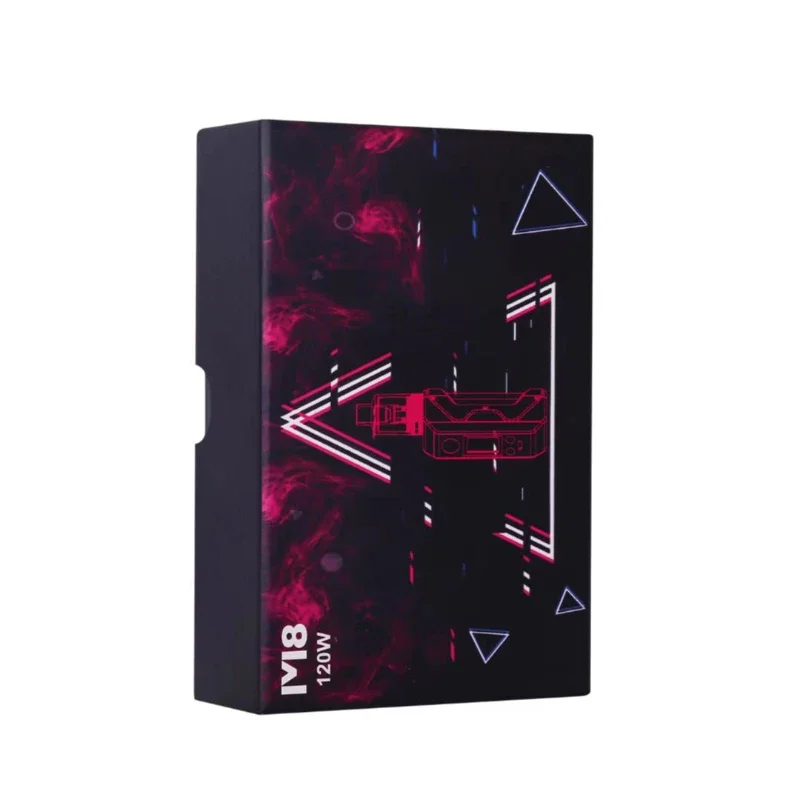 Огромный испаритель электронных сигарет Smoke M8 120 Вт Box Mod Vape Kit Регулируемое напряжение 1800 мАч Батарея с резервуаром 3 мл Электронная сигарета