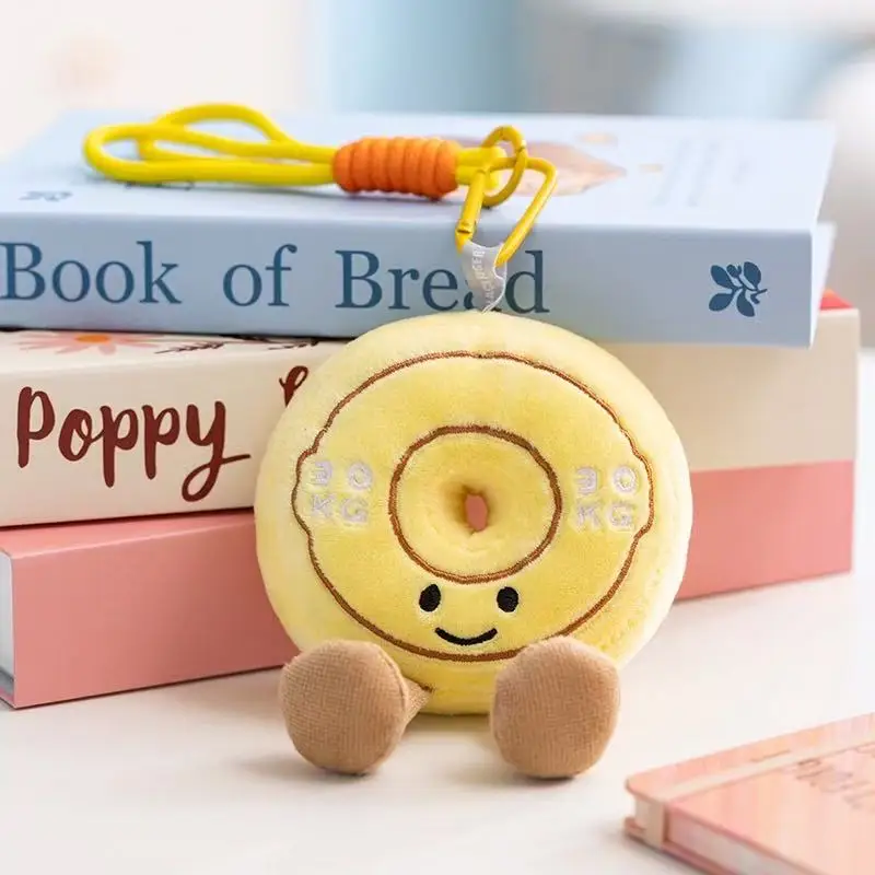 10/16 cm simulazione nuovo fitness bollitore campana manubri bilanciere pezzo zaino pendente riempito con giocattoli di peluche cartone animato anime carino