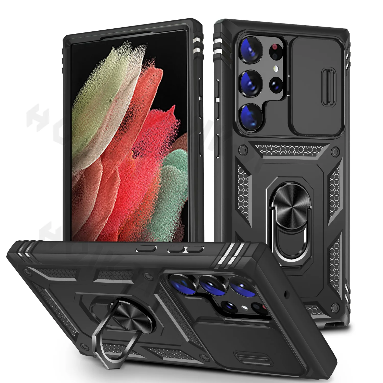 Kamera-Schiebeobjektiv-Hülle für Samsung Galaxy S25 Ultra S24 Ultra S24 FE S23 FE A55 A16 A15 A54 A52 A35 Schutzqualität Rugged Cove – Detail 11