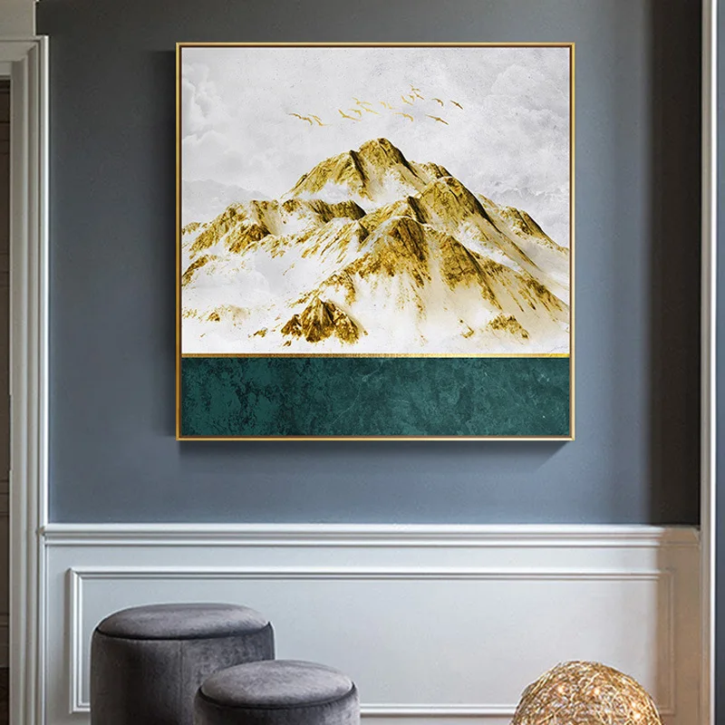 

Lucky Modern Abstract Canvas Painting Minimalist Room Decorative Art Poster Living Room Bedroom Decorative Painting