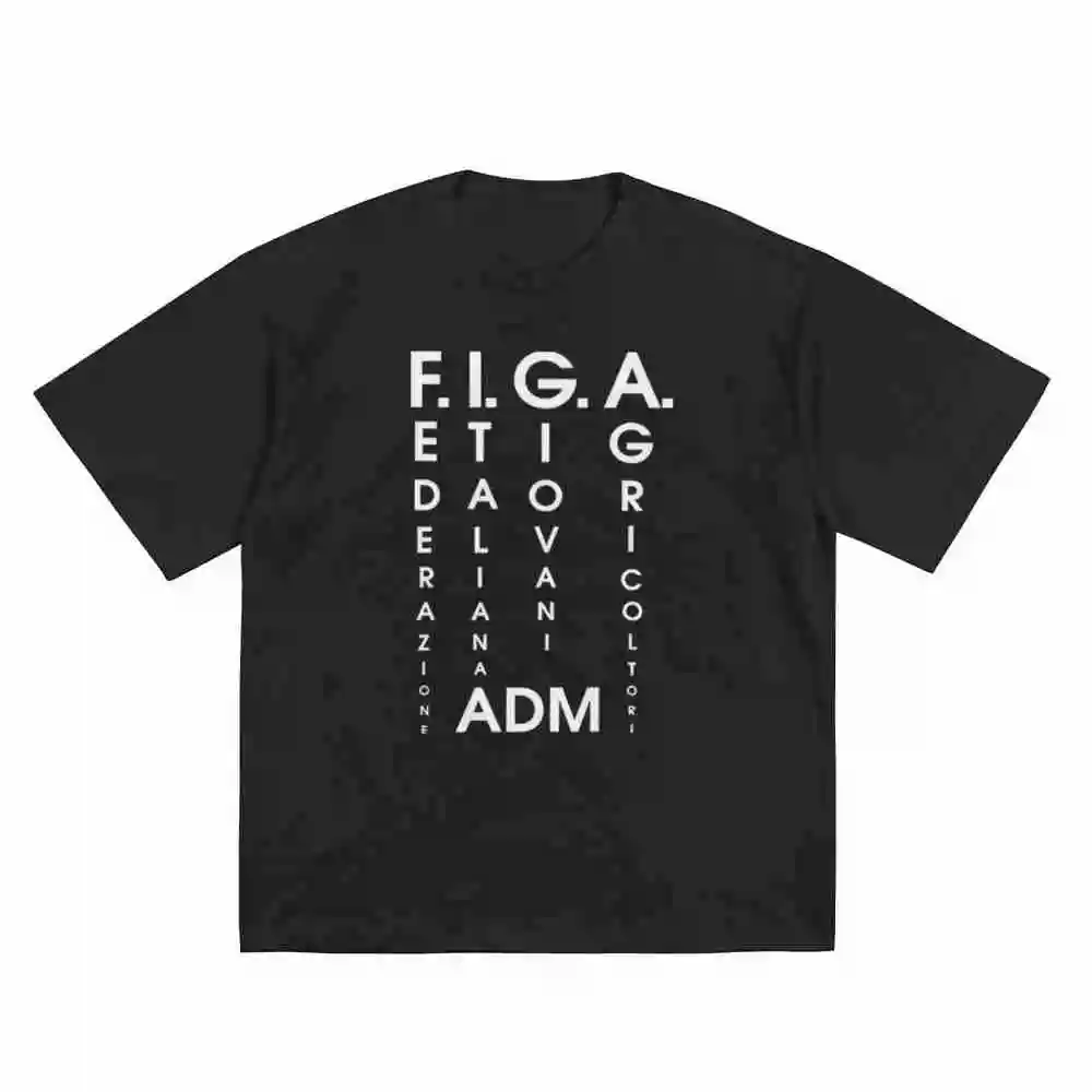 Italian Federation Of Young Farmers FIGA Short Sleeve Tee 100% Cotton T-Shirt