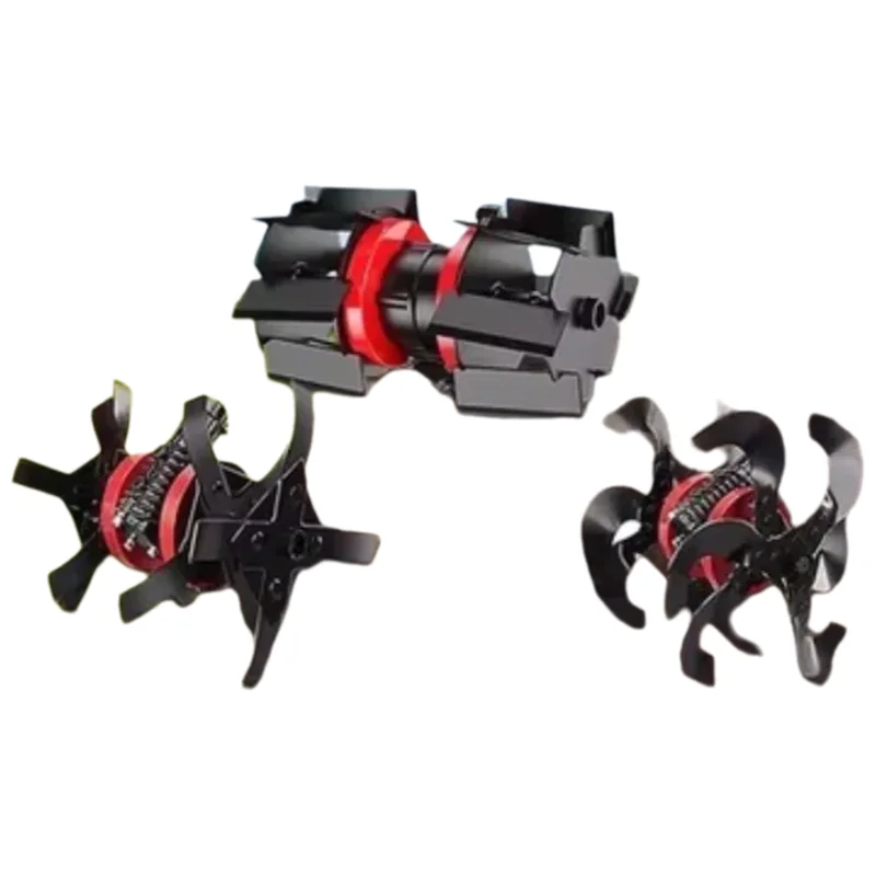 

Multifunctional Lawn Mower Grass Trimmer Accessory with Interchangeable Blades Soil Loosening/Trenching/Weeding Wheel Optional