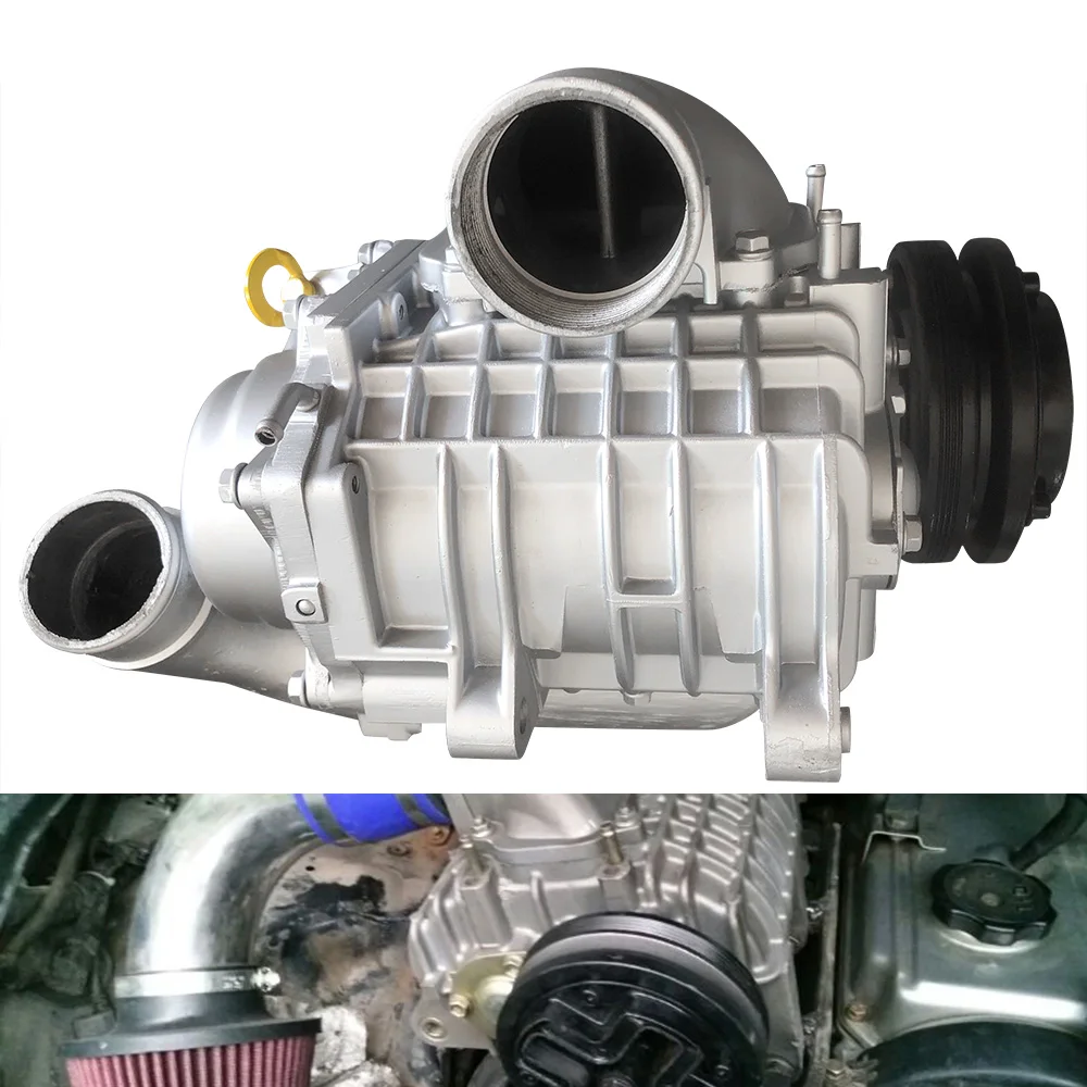 

SC14 Universal 3.0 L Aluminium Supercharger Direct Replacement Booster Sand Blasting 3.0 L Turbine Supercharger