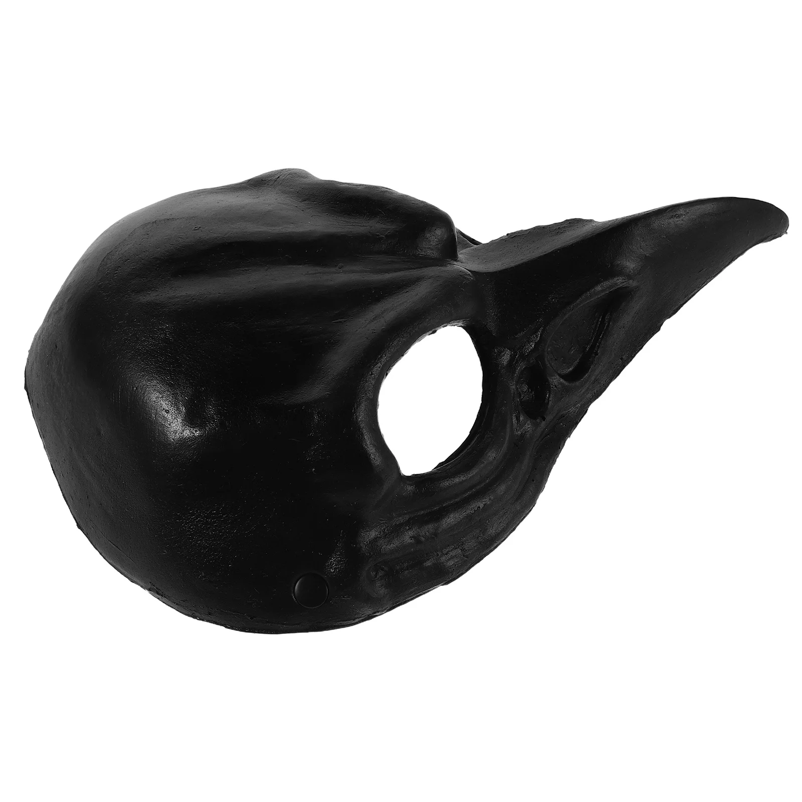 

Skull Bird Mask Hand-Carved Pu Raven Face Cover For Halloween Cosplay Masquerade Festival Photo Prop Animal Costume Accessory