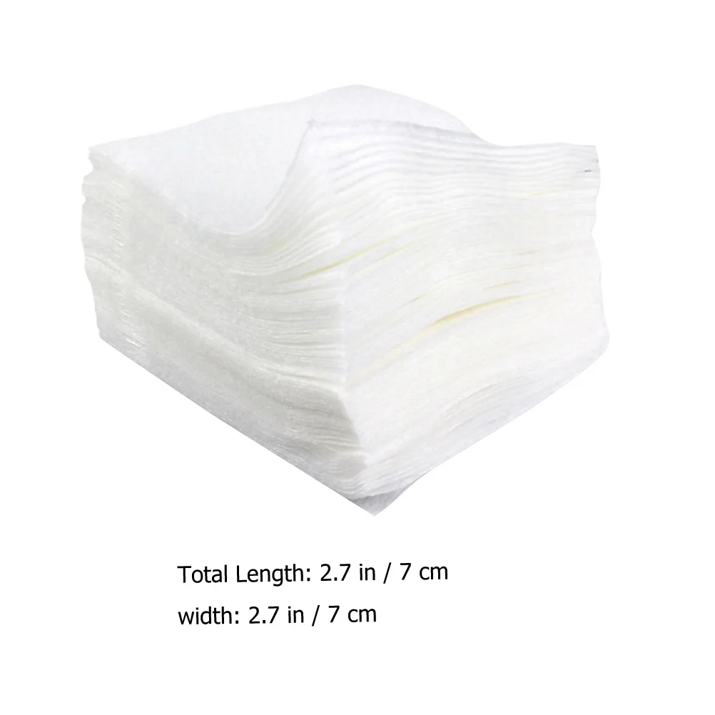 500枚入りメイク落とし使い捨てフェイシャルクレンジングコットン、美容サロン、旅行用、ソフトコットンメイク落としワイプ