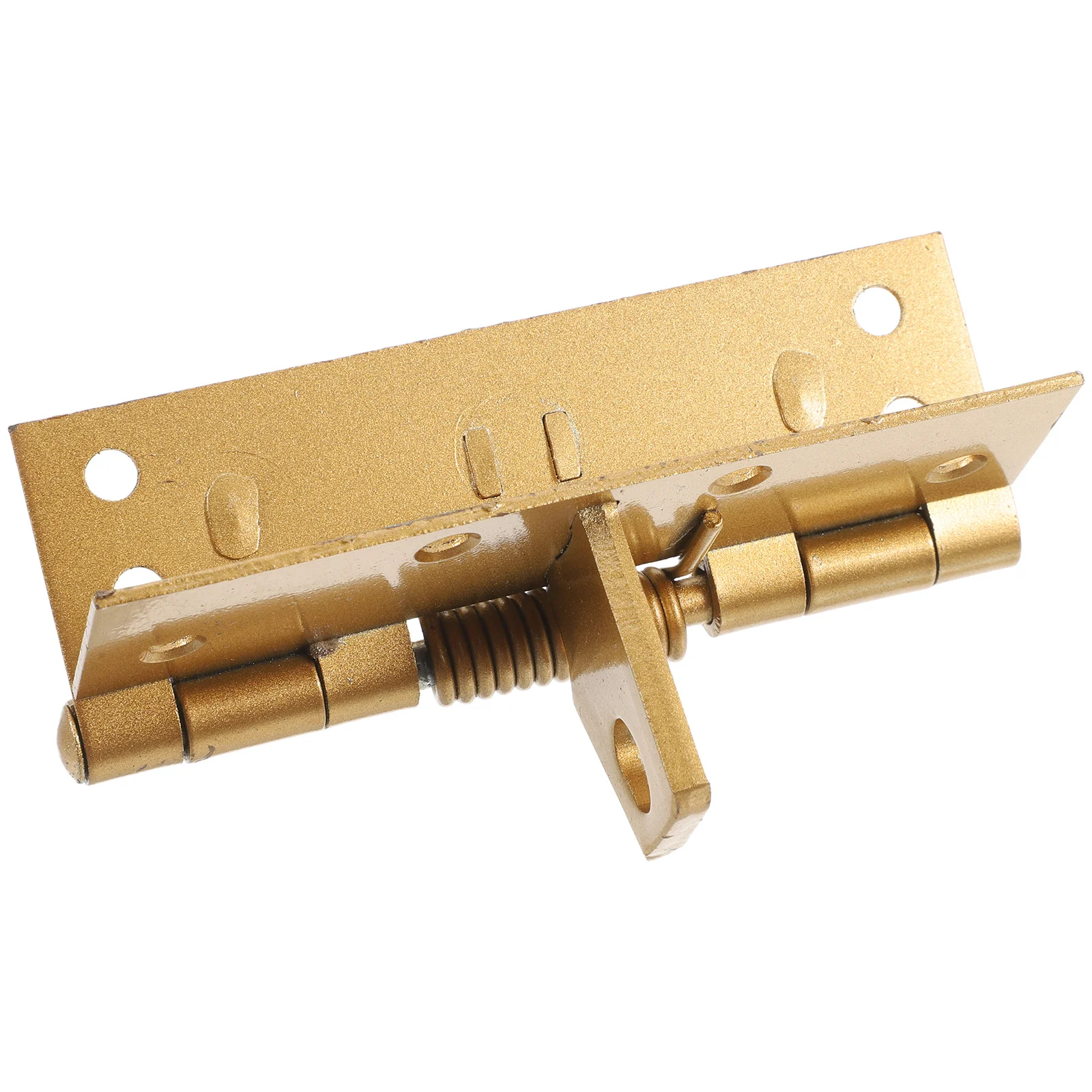 

Gold Invisible 4Inch Rebound Concealed Hinge For Wood Metal Doors 90 Degree Auto Closing Self Closing Heavy Duty Flush