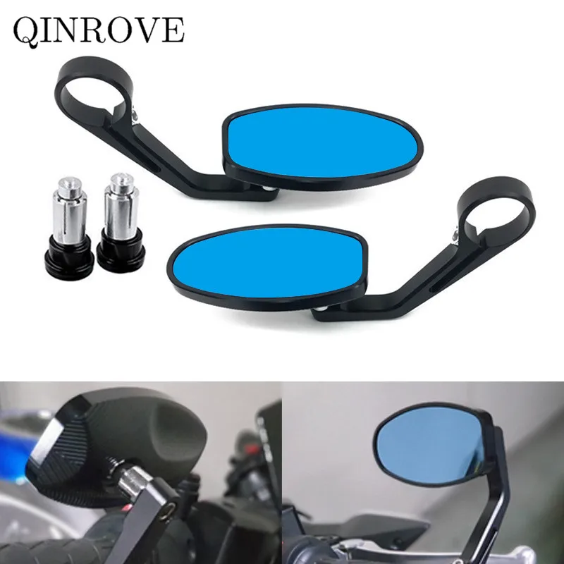 Motorcycle Universal 7/8'' 22mm Handle Bar End Mirror MOTO Rearview Mirror For CFMOTO 150NK 250NK 250CL 700CLX Aprilia Triumph