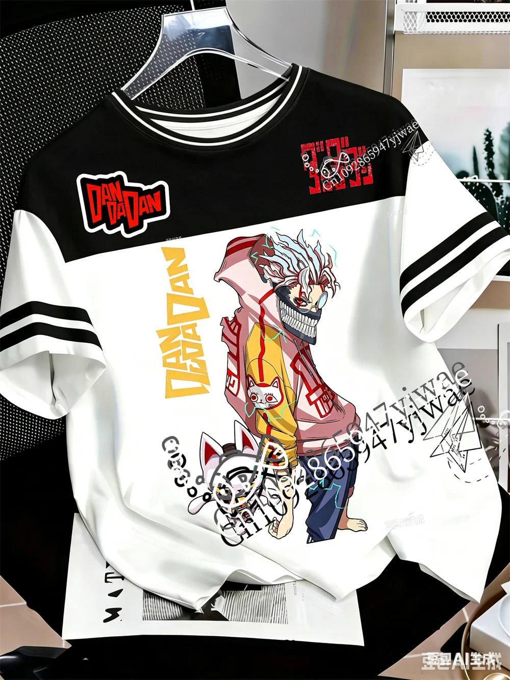 Dandadan Turbo Granny Takakura Ken Ayase Momo 3D-gedrucktes Kurzarm-Anime-Fan-T-Shirt Y2k Streetwear Sommer Erwachsenen- und Kinder-T-Shirt – Detail 12