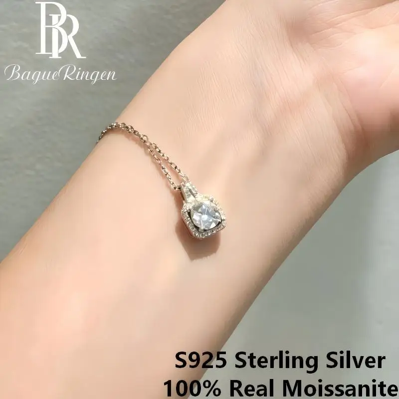 br-1ct-square-moissanite-pendant-necklace-s925-silver-halo-clavicle-chain-women-fashion-jewelry-gift-wholesale