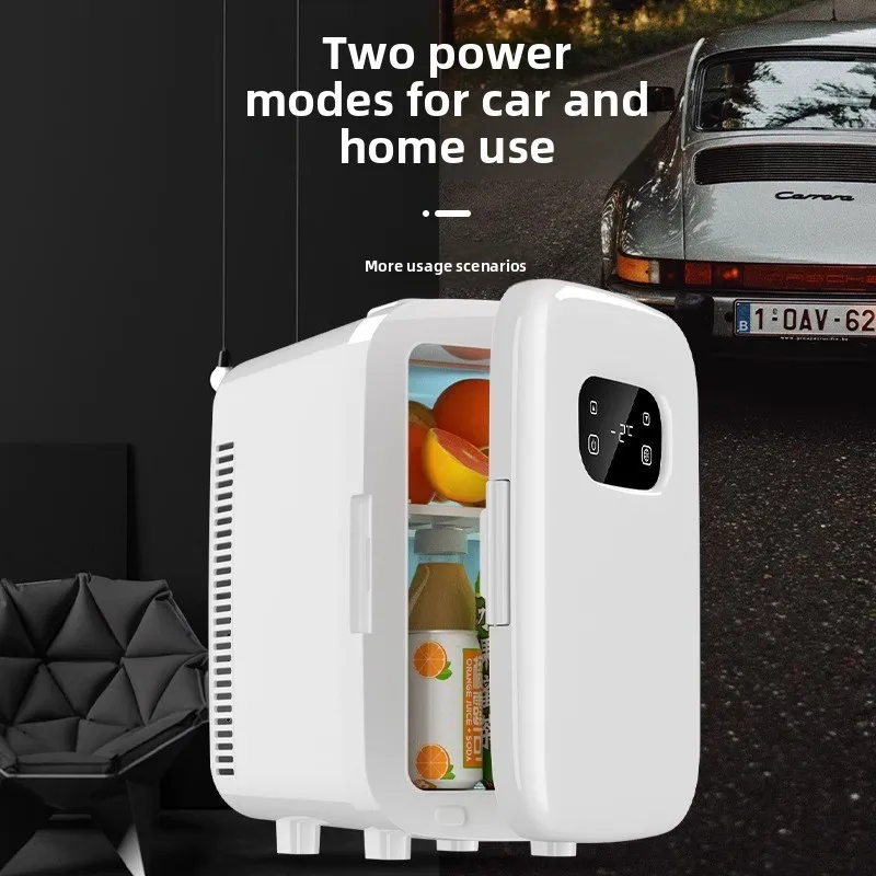 ‌ 스마트 터치스크린 20L 냉동고 - 사무실/가정용 미니 냉장고 (듀얼 모드 대용량 저소음 화장품 보관 냉장고)