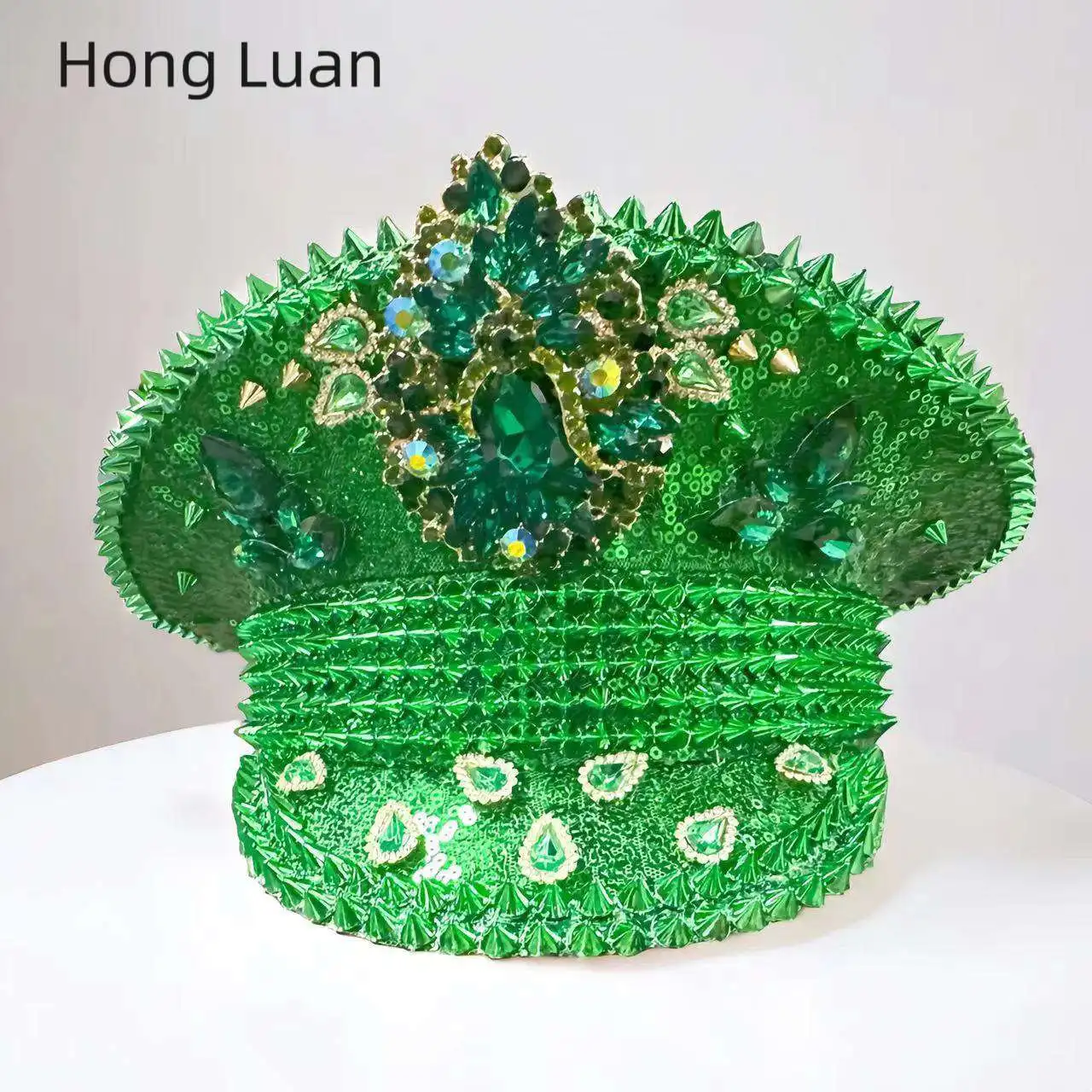 

Steampunk Captain Hat Rhinestone for Mardi Gras, Carnival, Rave Festivals Accessories ＆ Party Cap for Women & Men