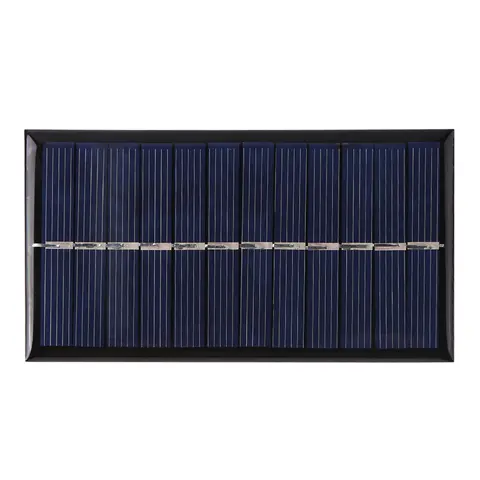 1W 6V Portable Solar Panel Replacement Mini DIY Solar System for Phone Power Bank Water Pump Fan Cell