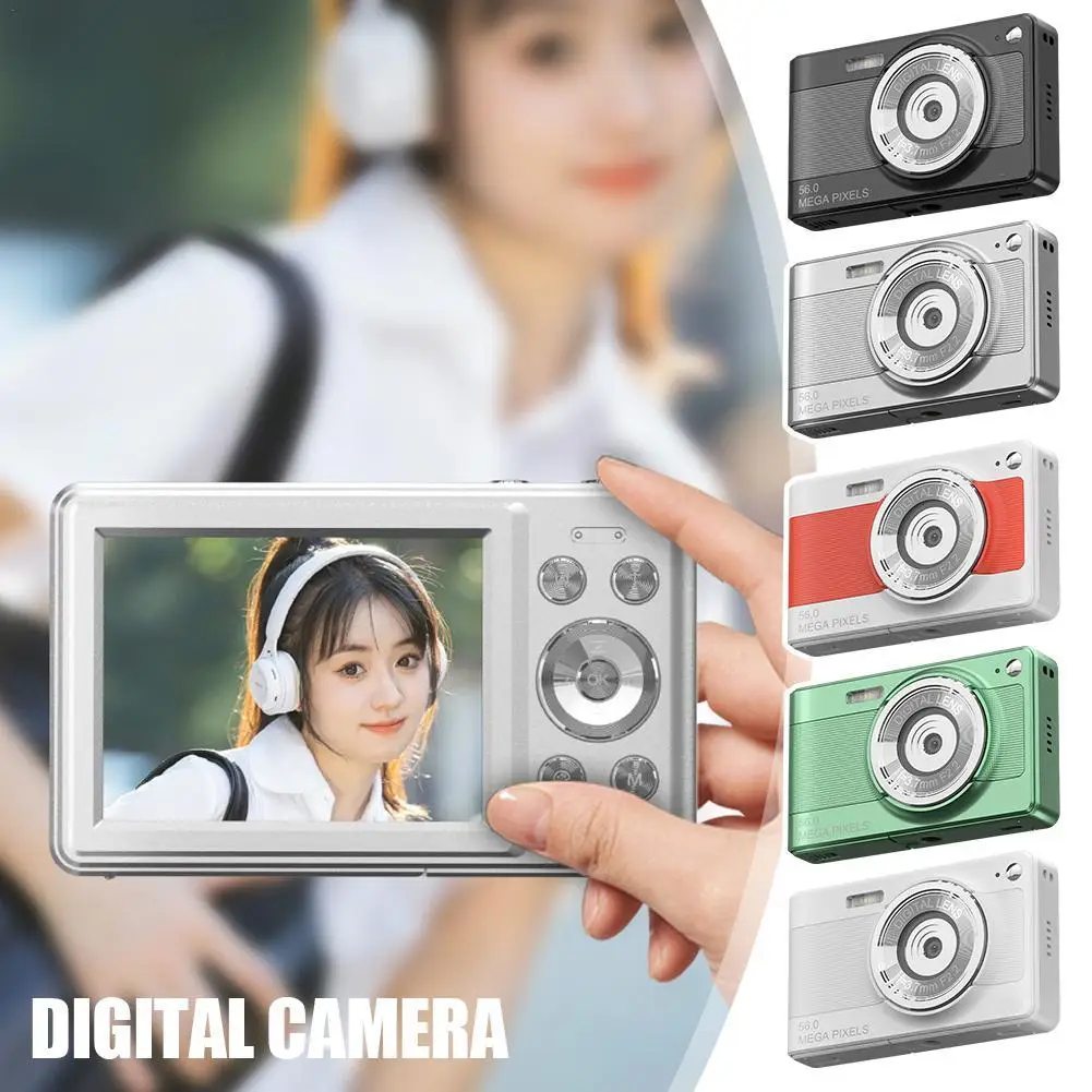 Digital Camera Retro CCD Portable Card Camera Entry-level Camera 56 Million Pixels Auto Focus