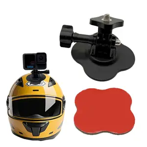 Bilashmart Adhesive Helmet Mount Kit Insta360 X5 X4 GoPro Hero 13 12 11 10 9 8 DJI Action 6 5 4 Universal Sports Camera Base Accessory