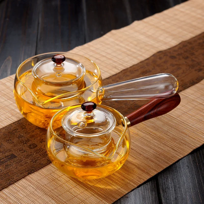 Tea Teapots Chinese Tea Set Glass Teapot Gongfu Teaware High Borosilicate Transparent Glass Teapots