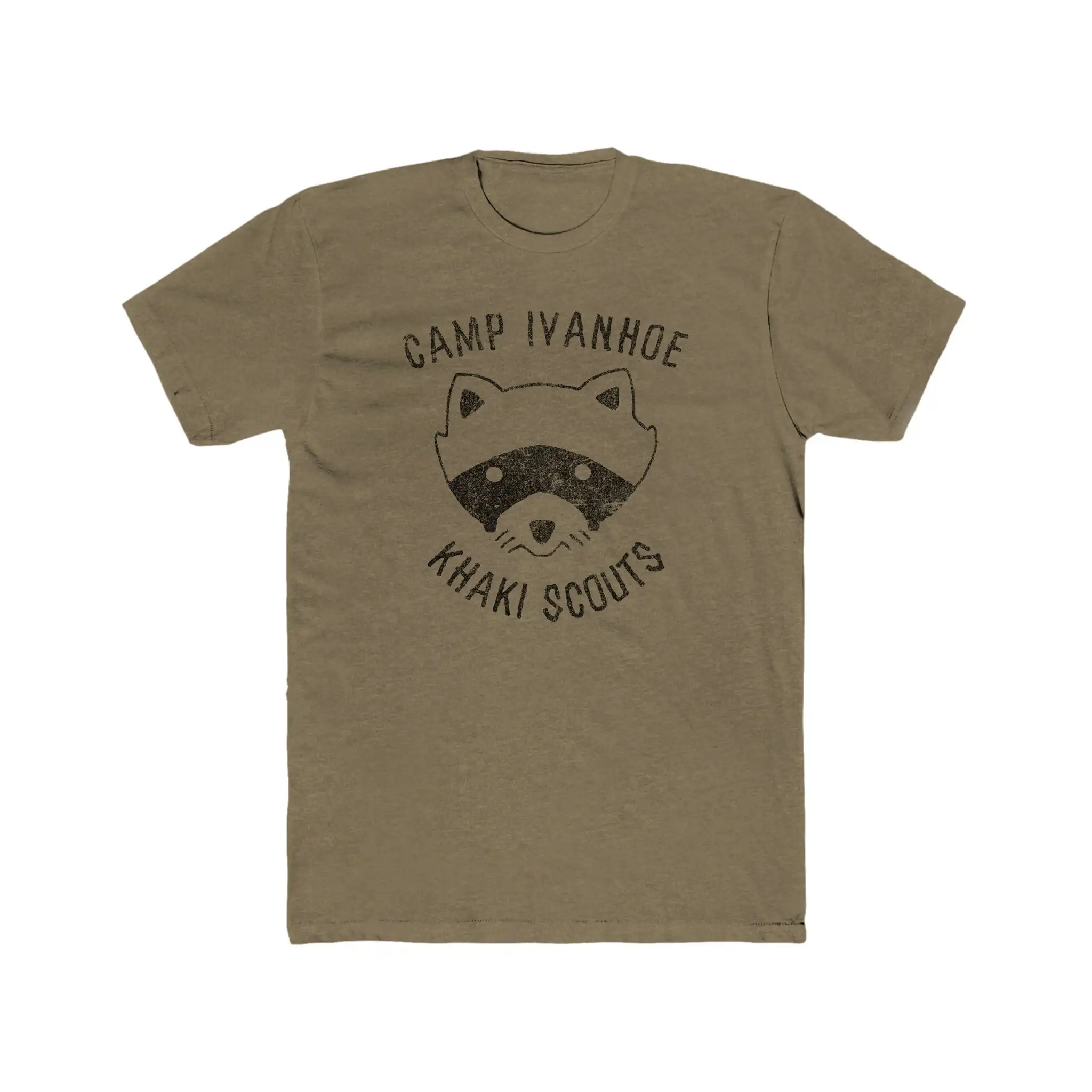 Camp Ivanhoe Vintage Look T Shirt Heathered 50 Blend