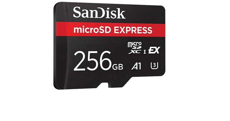 SanDisk MicroSD Express Karte 128GB 256GB A2 5.3K NVMe TF Speicherkarte für Tablet UAV Switch 2 Max 880Mb/s Micro SD Karte für Telefon – Detail 13