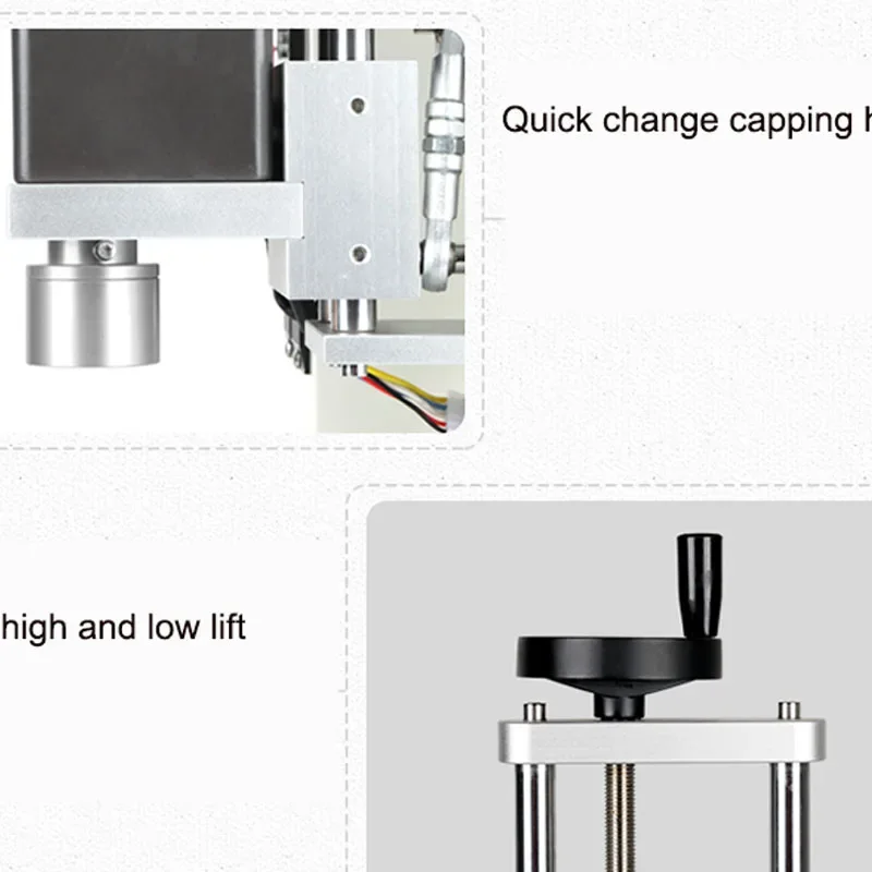 Electric Capping Machine Mineral Water Beverage Bottle Plastic Round Bottle Twist Cap Glass  Canned Bottle Capping Machine