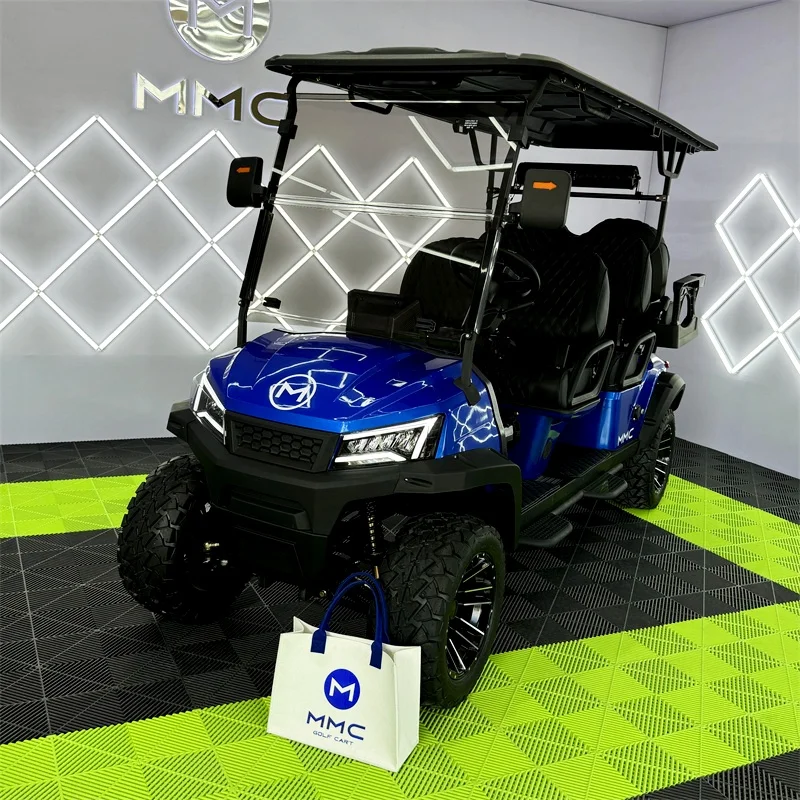 

4 People Golf Cart Electric 5kw Golf Cart 48V/60V Lithium Ion 4 Seats Electric Car Street Legal