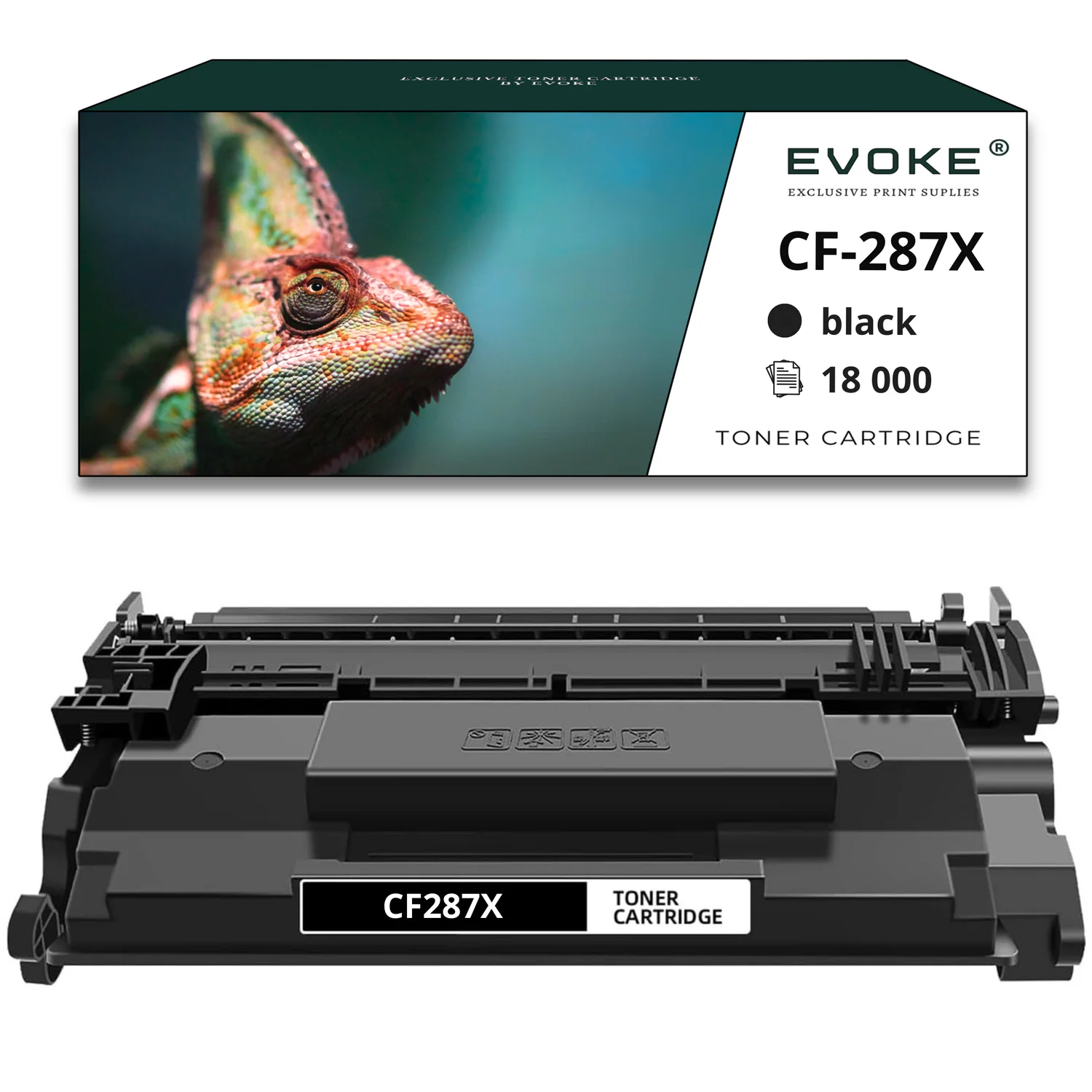Evoke Compatibele Toner voor Hp Cf287X Cf-287X 87X Zwart 18000 Pagina's Laserjet M501 M506 Mfp M527