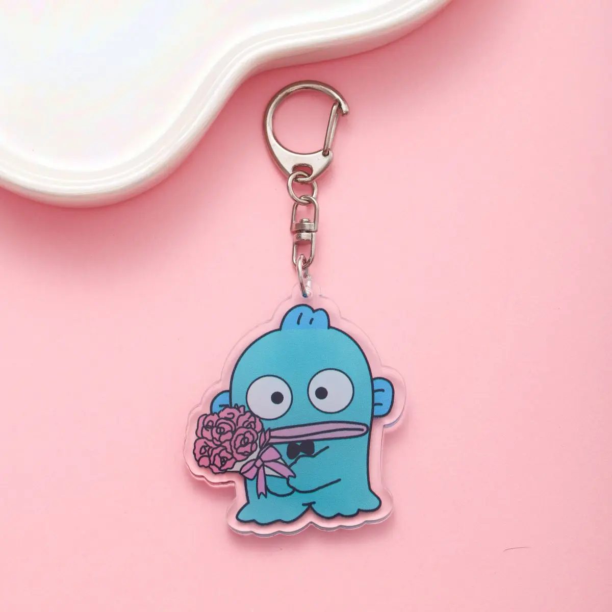LLavero de acrílico de Anime, accesorios, colgante para bolso de coche de dibujos animados, regalo, bonito bolso creativo, amuleto, regalos divertidos para amigos, llavero