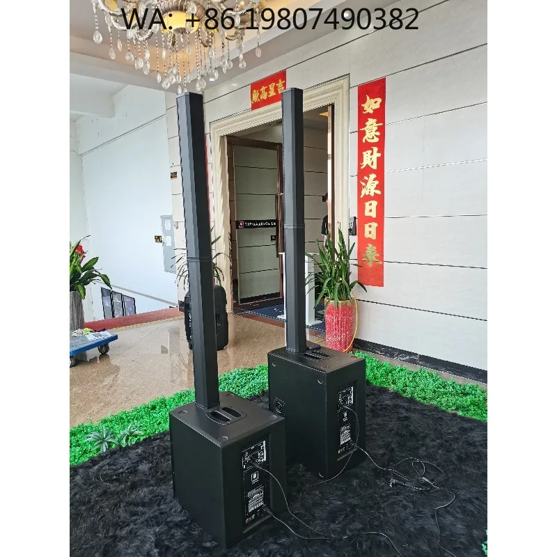 

3200W Battery Powered Column Speaker, with 12 inch subwoofer for outdoor events and small live gigs