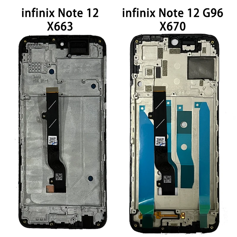 100% Test Note12 Display Screen For Infinix Note 12 X663 LCD Screen Touch Panel Digitizer For Infinix Note 12 G96 X670 Display