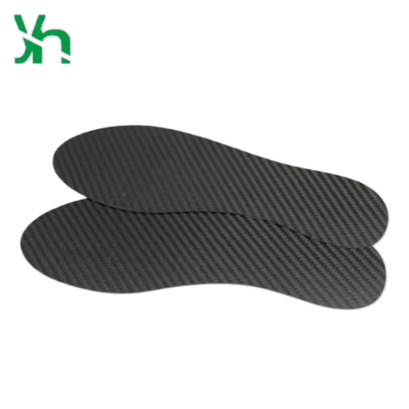 Solette in fibra di carbonio al 100% opaca in twill 3K: supporto per arco alto, leggere e stabili, adatte per la corsa, il basket e il calcio