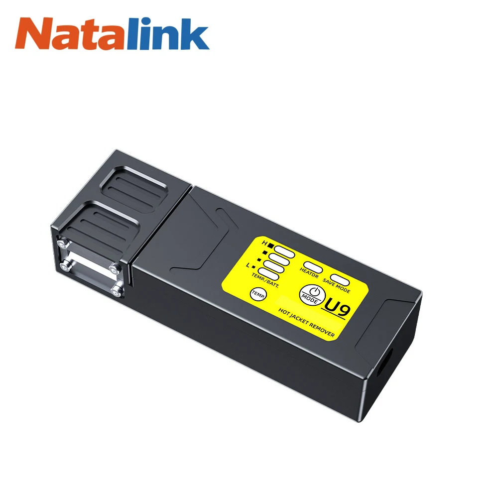 Natalink Verwarmde Fiber Stripper Tang Optische Draad Strippen voor Lint Vezel en Kabel Fusion Toepassingen Snijden FTTH Tool