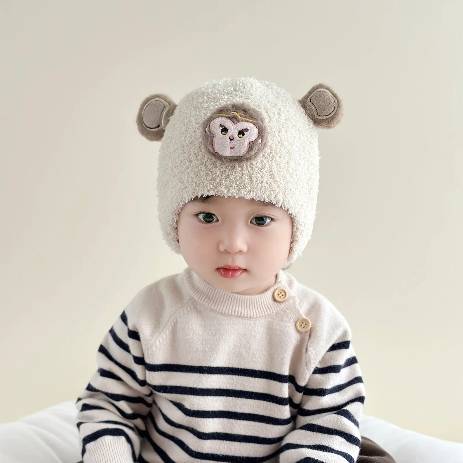 

Baby Hats Are Super Soft and Skin-friendly, Autumn and Winter Boys and Girls Thickened Warm Baby Pullover Hat List