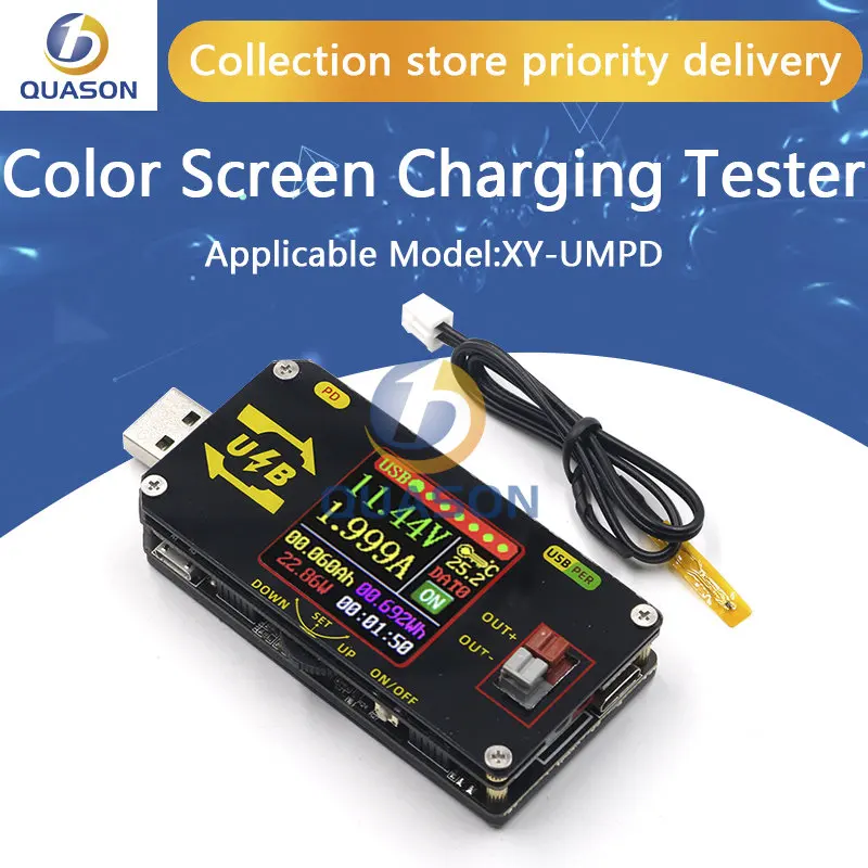 USB Color screen charging tester Numerical control voltage Buck and boost power supply Applicable model:XY-UMPD