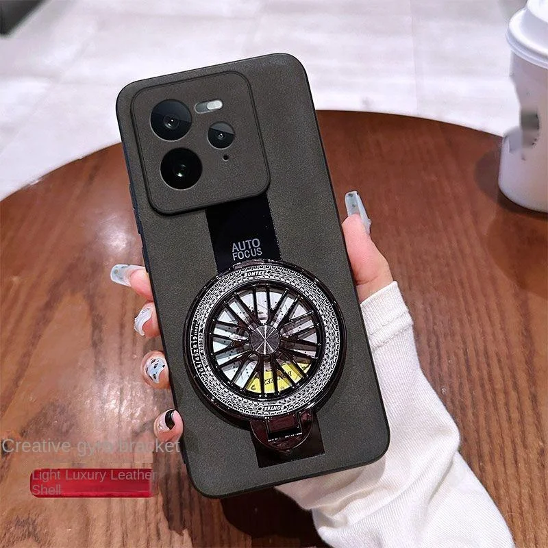 

Shockproof Magnetic Case For Realme 15 GT7 Pro C75 Back Ring Holder Magsafe Cover Silicone Frame Fiber Leather Cases