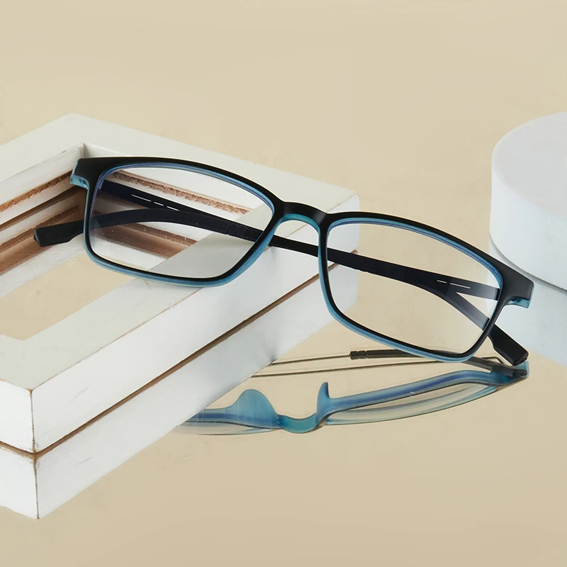 1 Stück Herren-Brille, schlicht, neu, ultraleicht, Retro, rechteckig, kleiner Rahmen, einfach, vielseitig, einfacher Stil, lässig, bequem, schützend