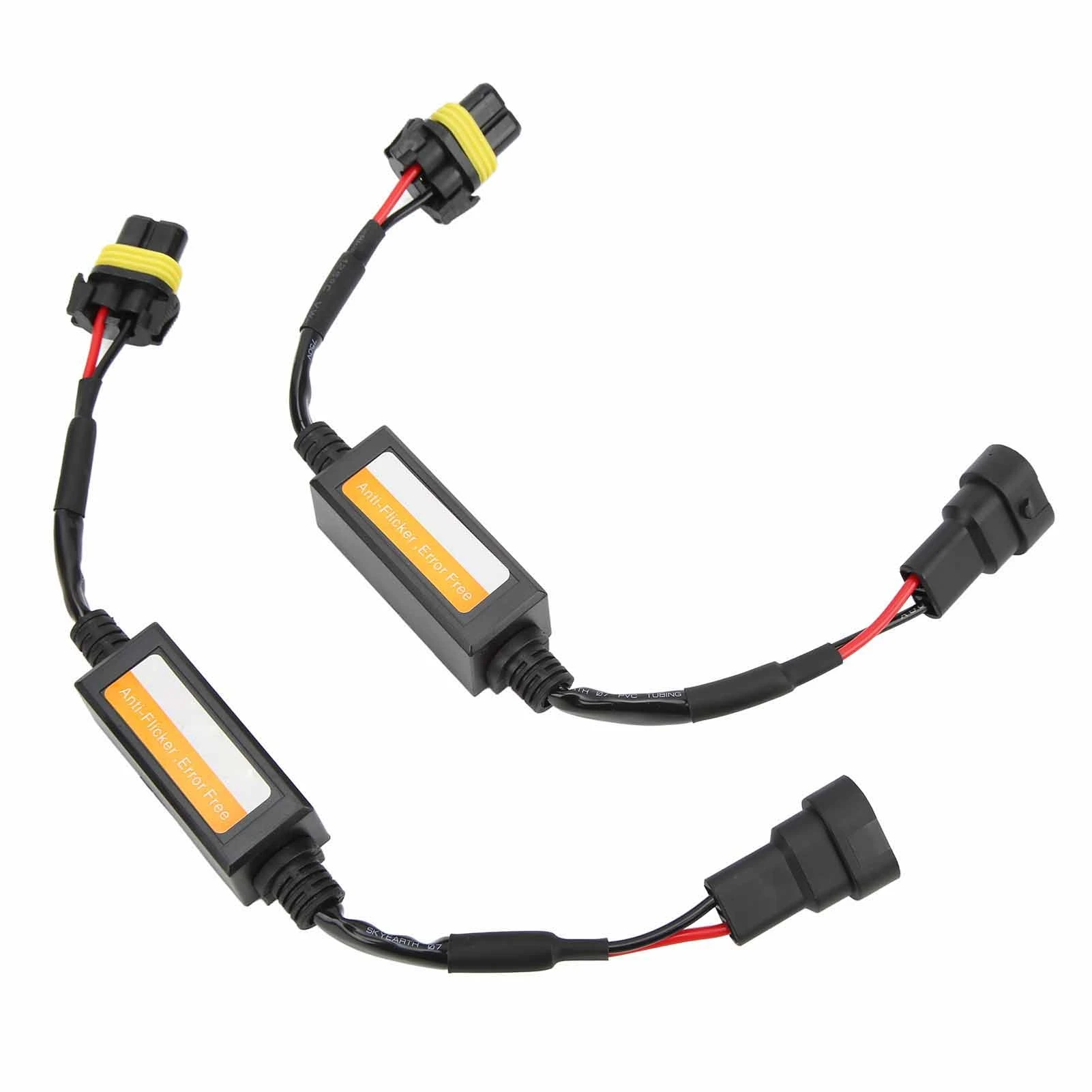 2PCS 9005 9006 90012 LED Headlight Decoder Anti Flicker Error Free Plug and Play Compact
