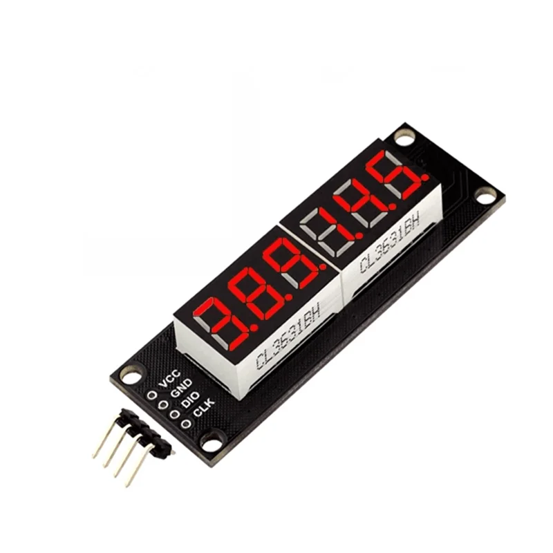 1pcs 0.36-inch six-digit digital tube TM1637 module with white/red/yellow/green/blue display