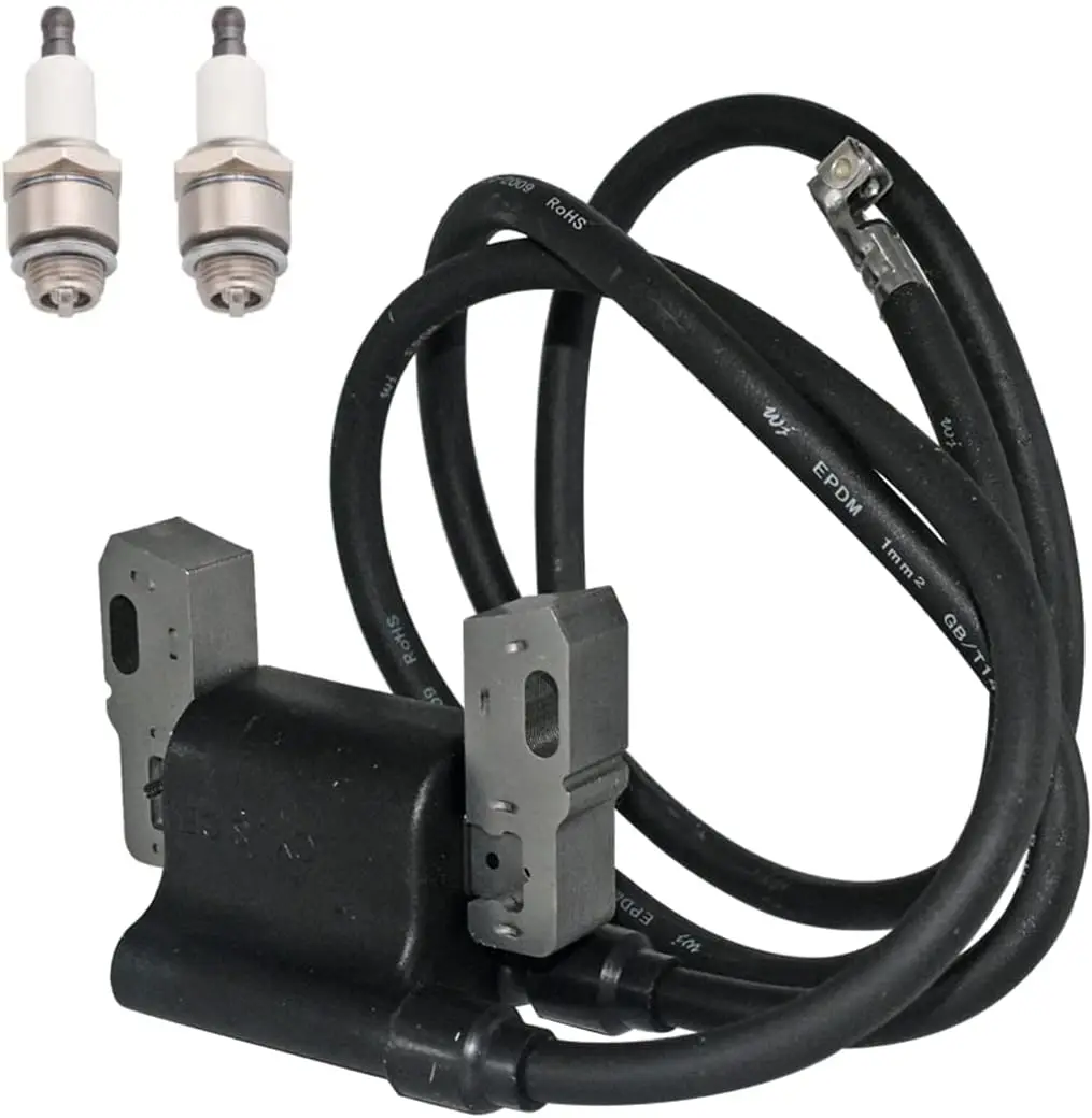 394891Ignition Coil Module Fit for Magneto392329 590781 16HP18HPHorizontal Vertical Twin L-Head Cylinder Engine With Spark Plug