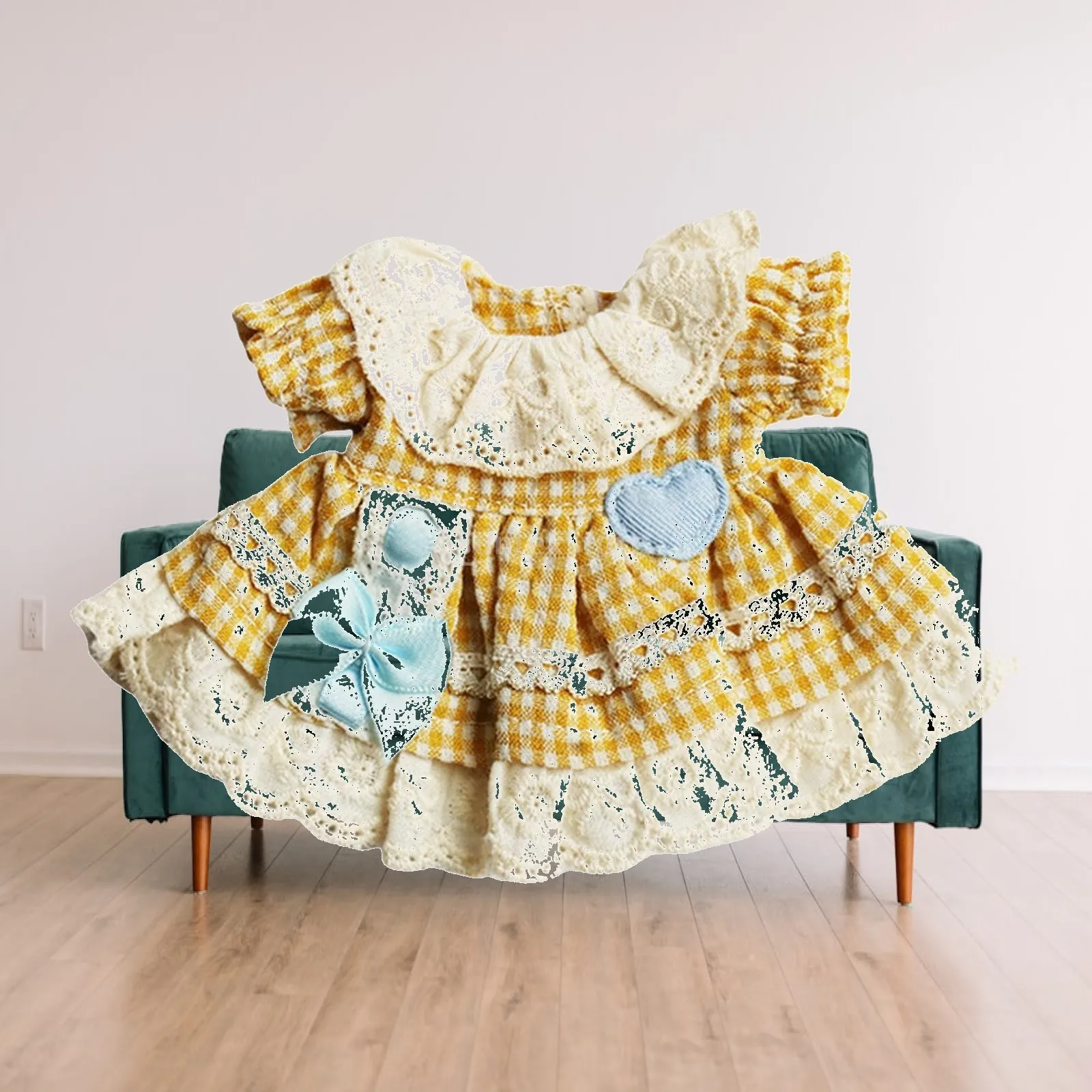 Stuffed Animal Doll Princess Dress Dress up DIY Costumes, Fashion Educational Outfit Make Your Own Dolls for 12cm Dolls