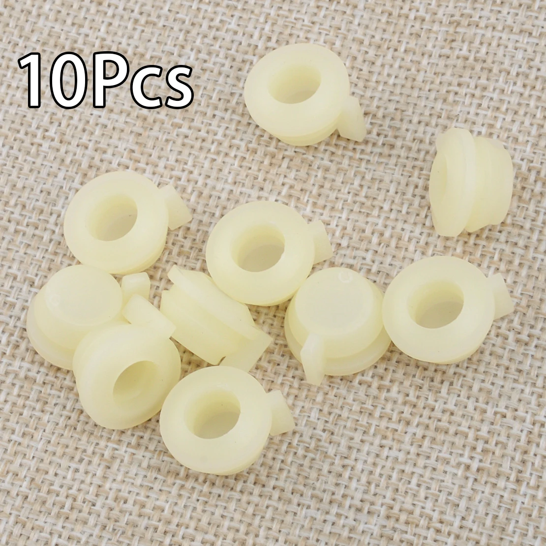 10Pcs Beige Car Windshield Wiper Transmission Linkage Bushing Fixing Clip Fit for Chrysler Dodge Plymouth 2857917 3799089