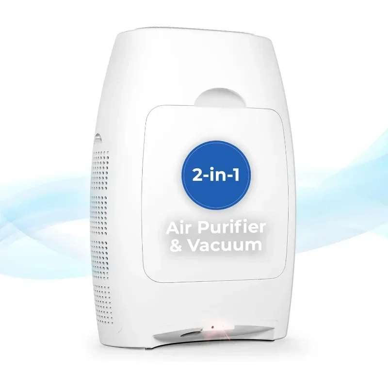 Home Air 2-in-1 HEPA Air Purifier & Touchless Vacuum Automatic Dustpan - Ultra Fast Powerful Covers Corded Canister Vacuum