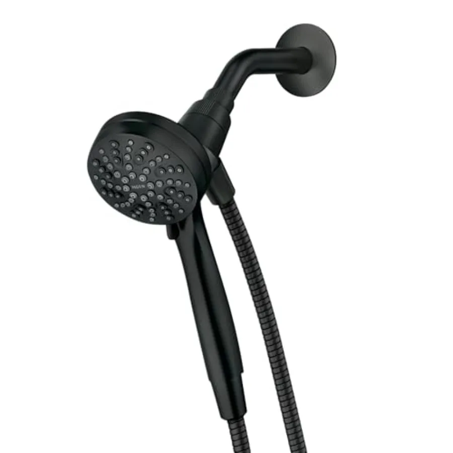 

Engage Magnetix Matte Black Eco-Performance 3.5-Inch Six-Function Detachable Handheld Showerhead with Magnetic Docking System 2