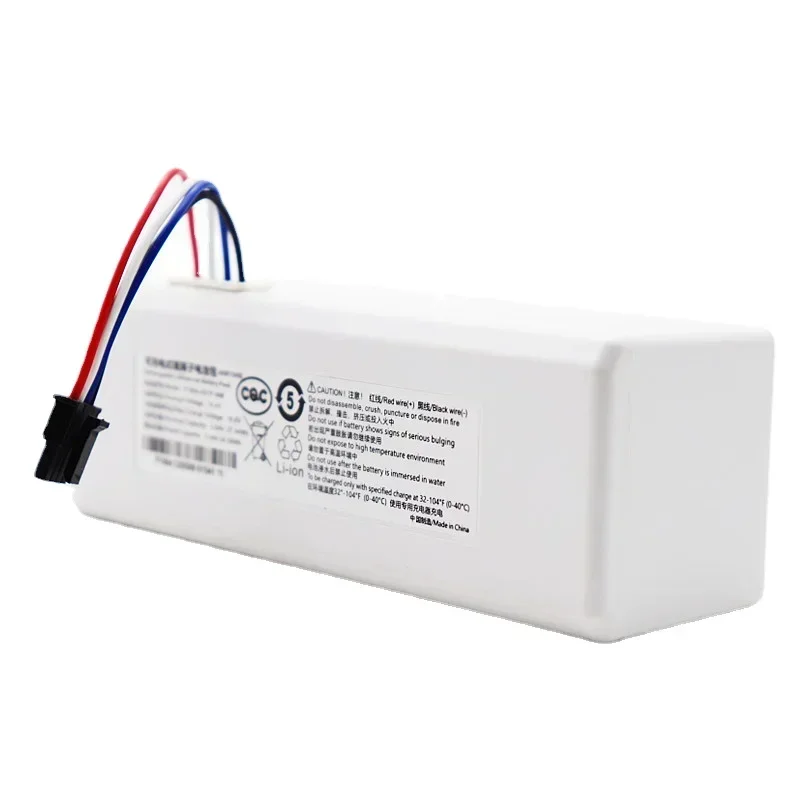 14.4V 5600mAh Rechargeable Lithium-ion Battery for Xiaomi Mijia Mi Sweeping Mopping Robot Vacuum Cleaner 1C P1904-4S1P-MM