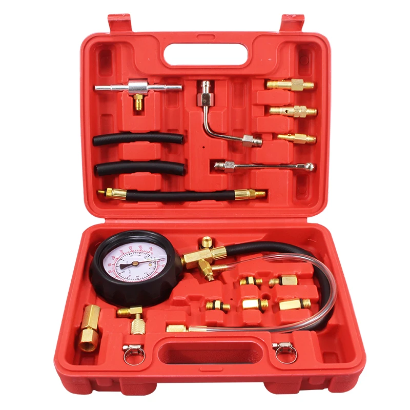 Profissional Combustível Pressão Tester Set, medidor De Teste Do Sistema De Combustível, TU-114