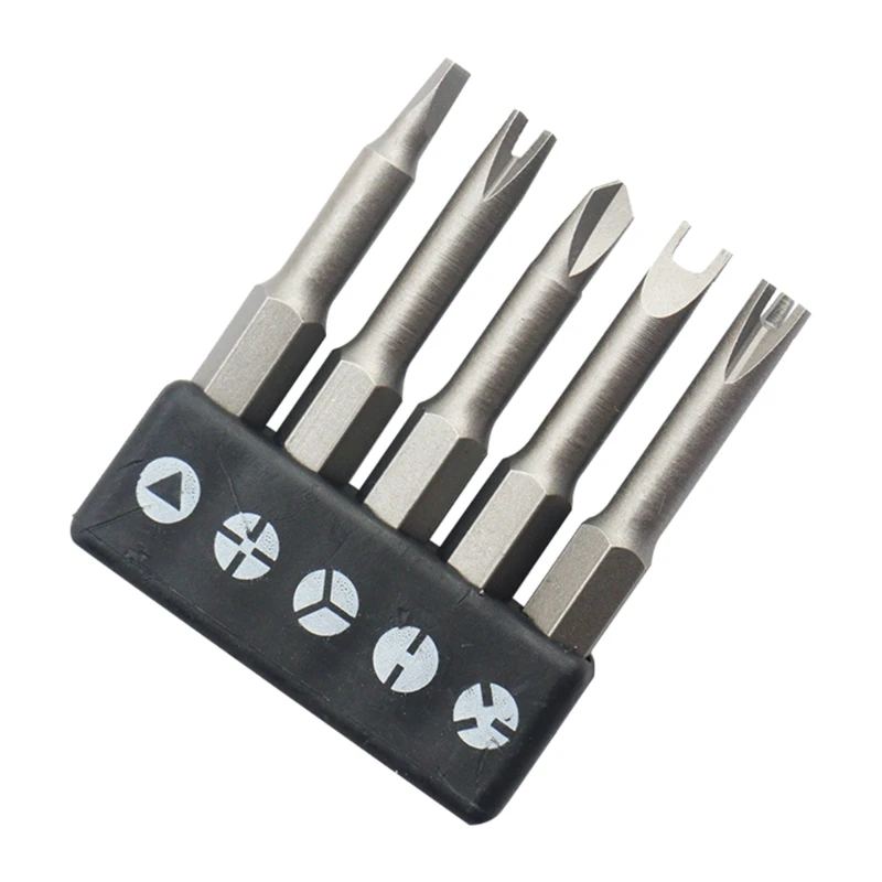 5x Special-shaped Screwdriver Set Inner Three-points U-shaped Y Shape Socket Screwdriver Bit Tool
